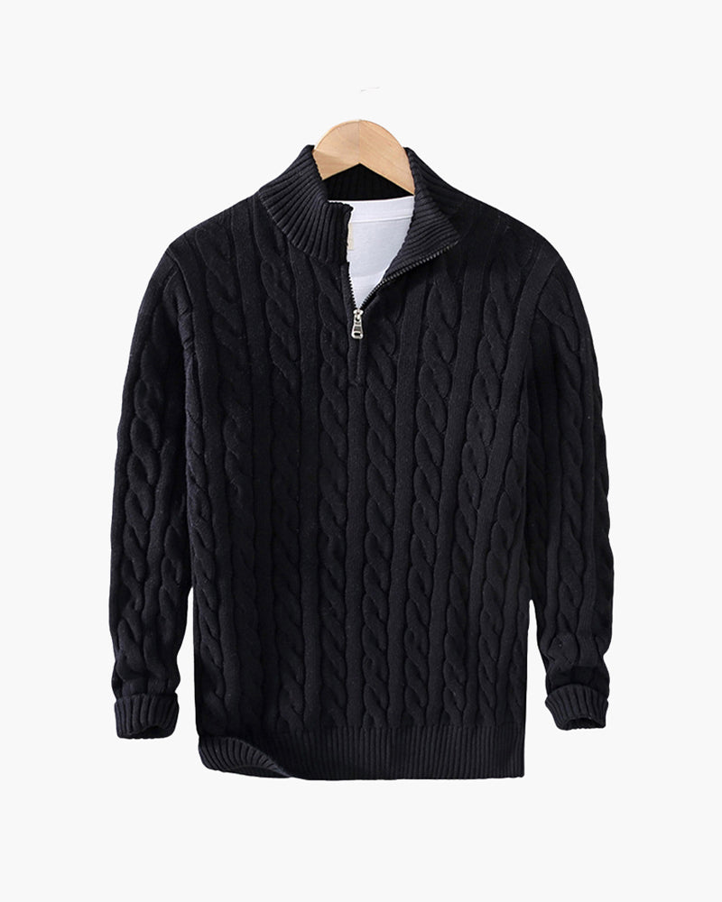 Verbier Half Zip Sweater - Old Money